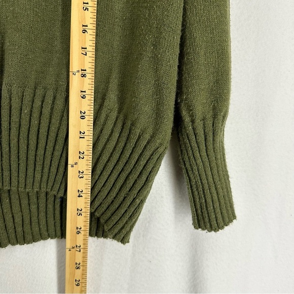 A New Day Turtleneck Knit Sweater M Green - Picture 4 of 9